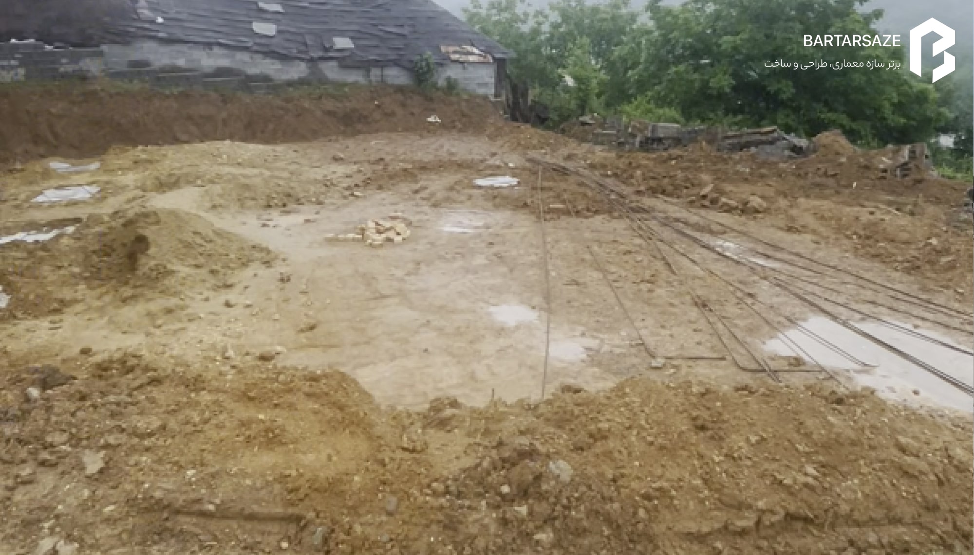 آماده سازی زمین برای ساخت ویلا